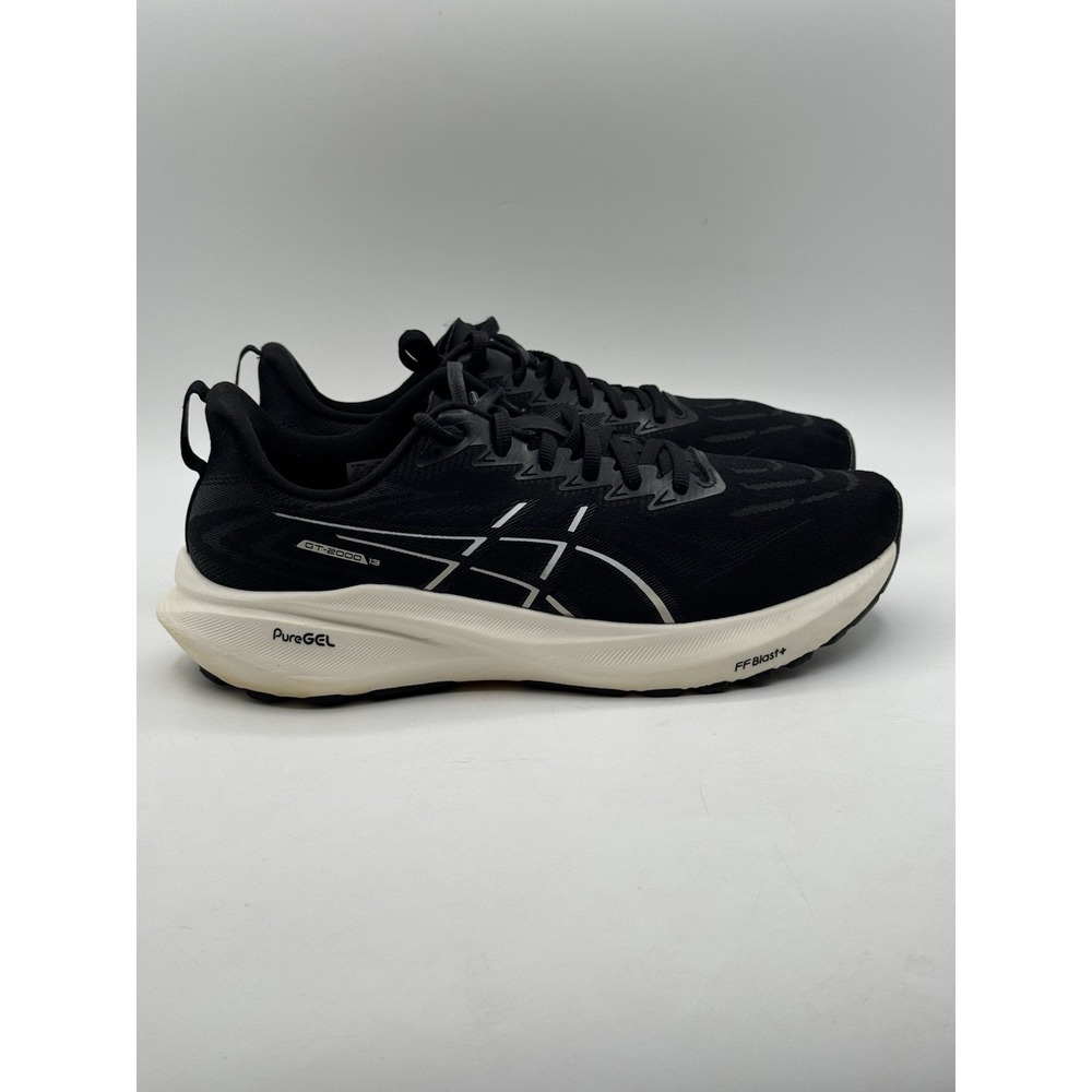 Asics GT-2000 13 Mens Size 9.5 WIDE Black White Running Walk Gym Shoes 1011B862